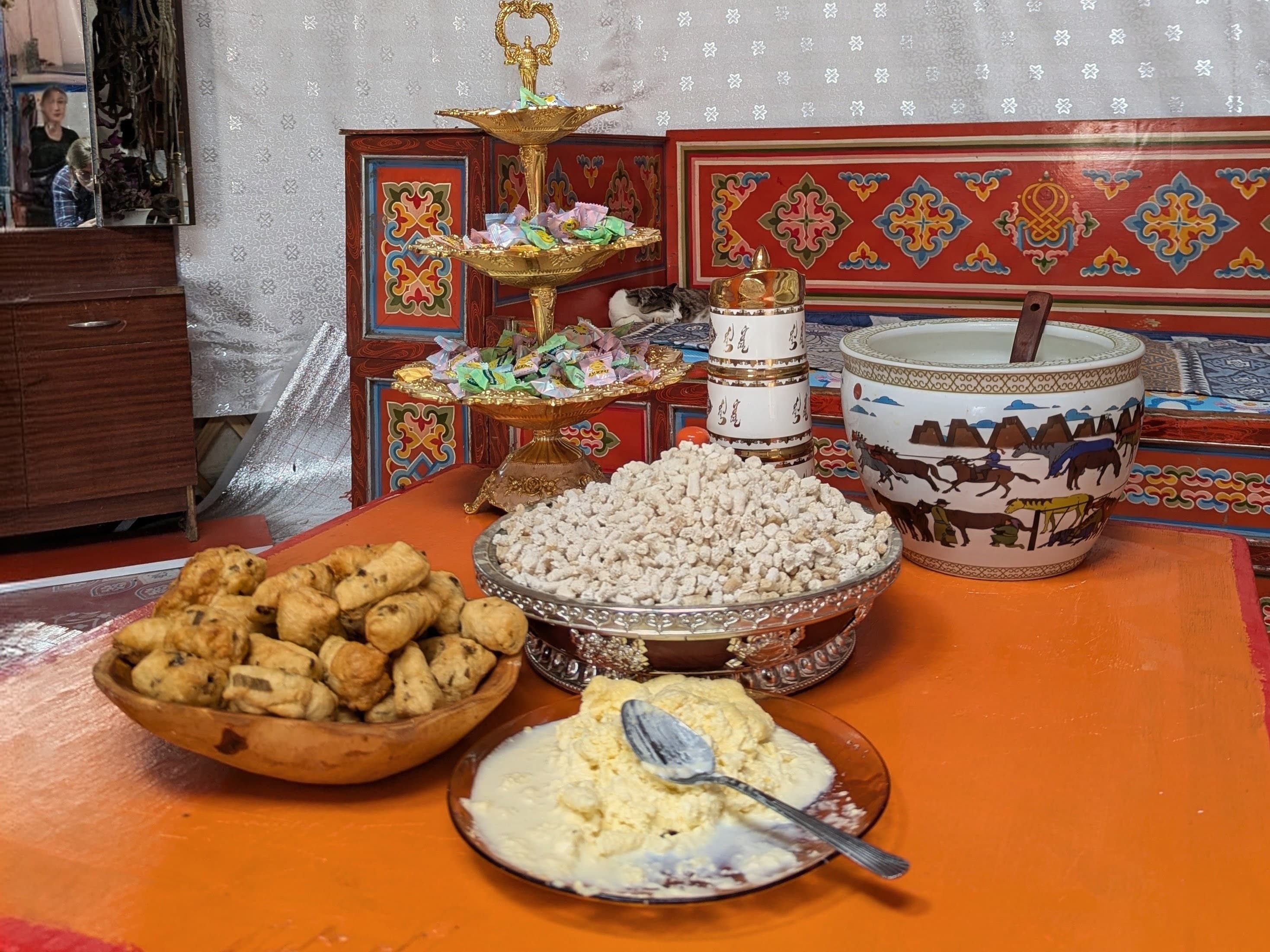 Traditional Mongolian snacks