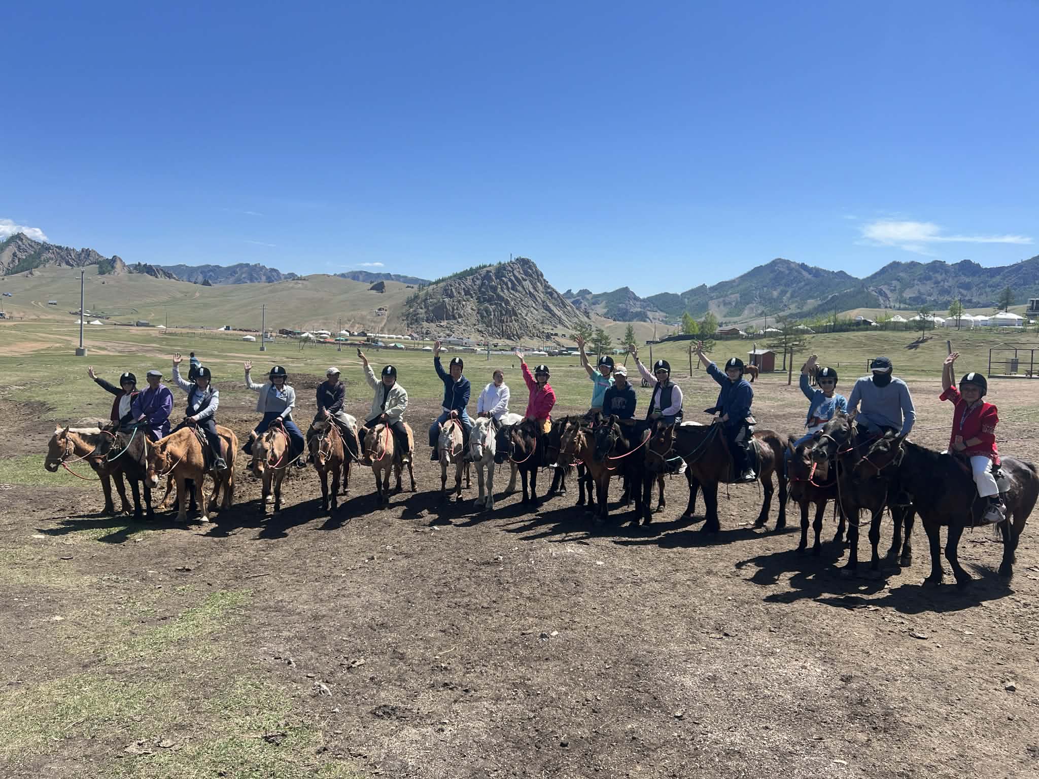 Horse riding in Terelj National Park