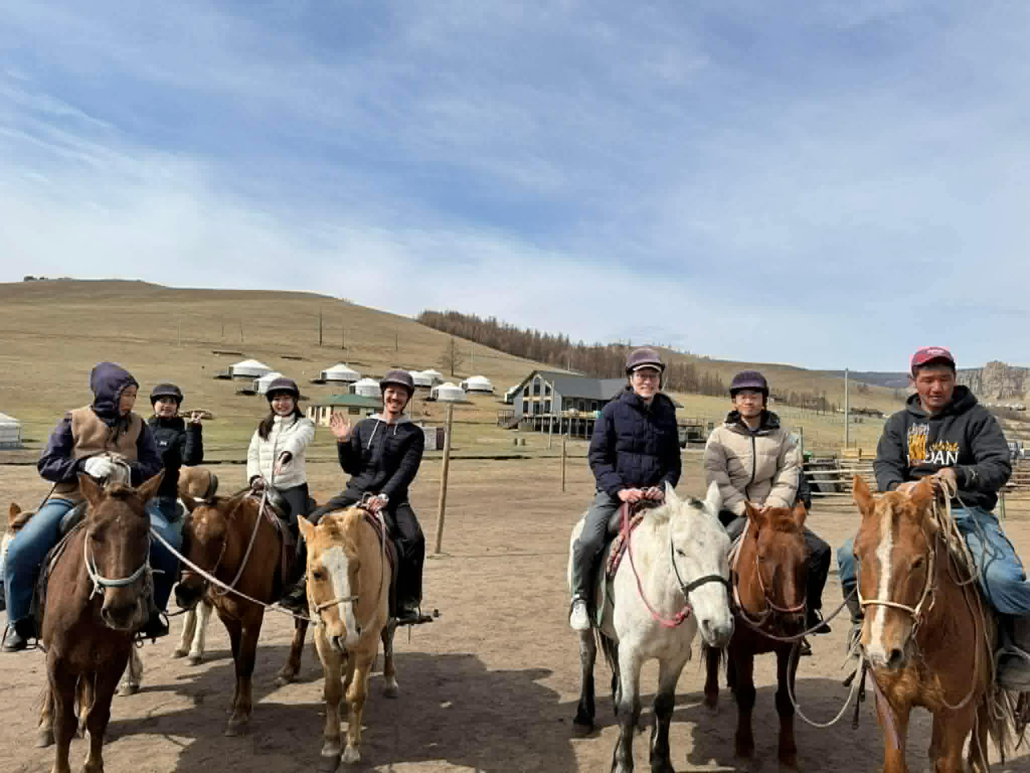 Horse riding in Terelj