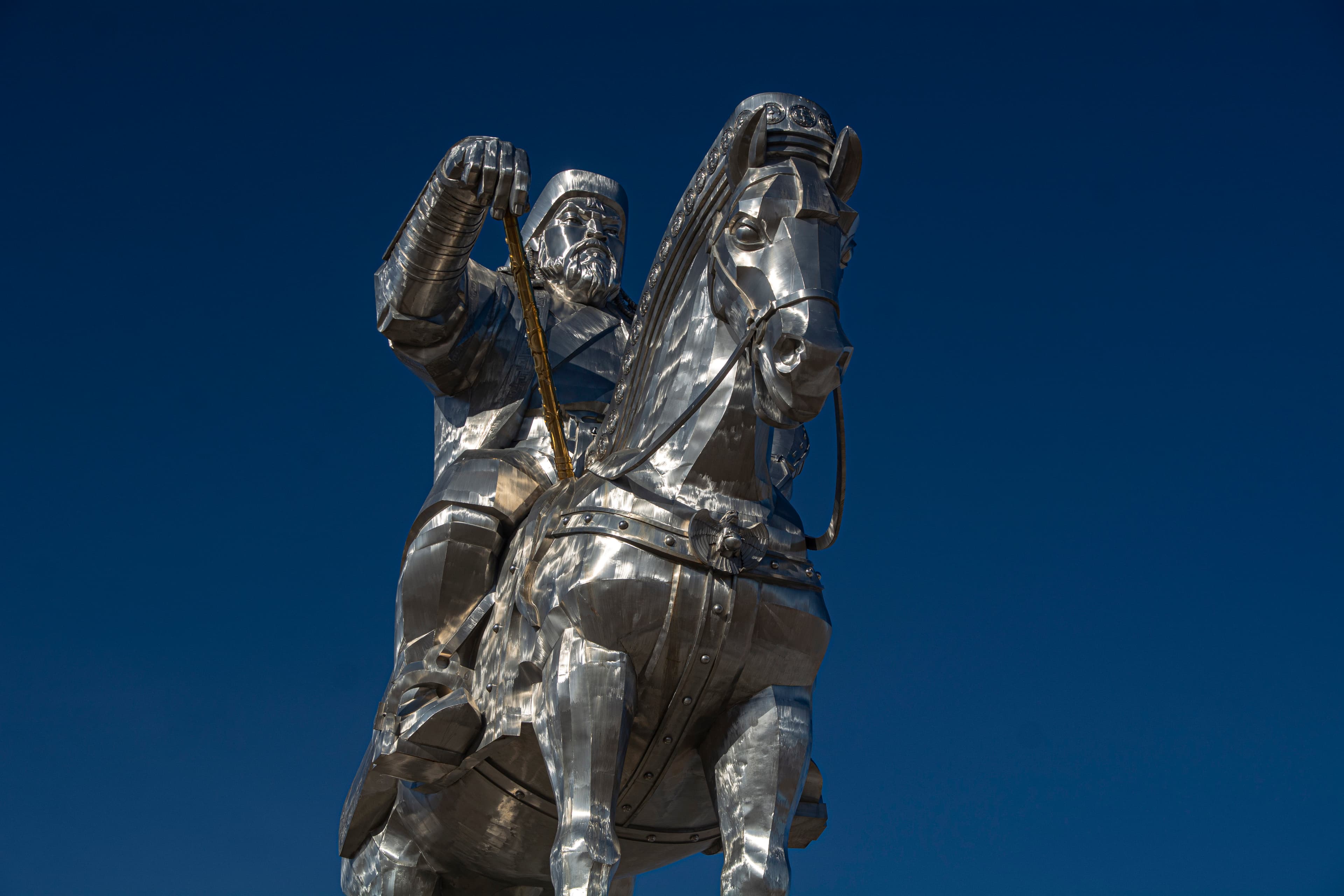 Chingis Khan's statue